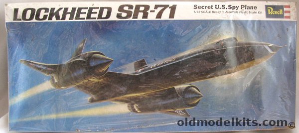 Revell 1/72 Lockheed SR-71 Spy Plane 'Blackbird', H212-225 plastic model kit